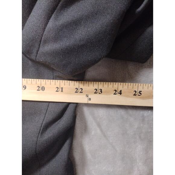 Apollo King Mens Super 160s Hand Tailoring Suit Jacket & Vest Char Black 44 - Picture 9 of 16